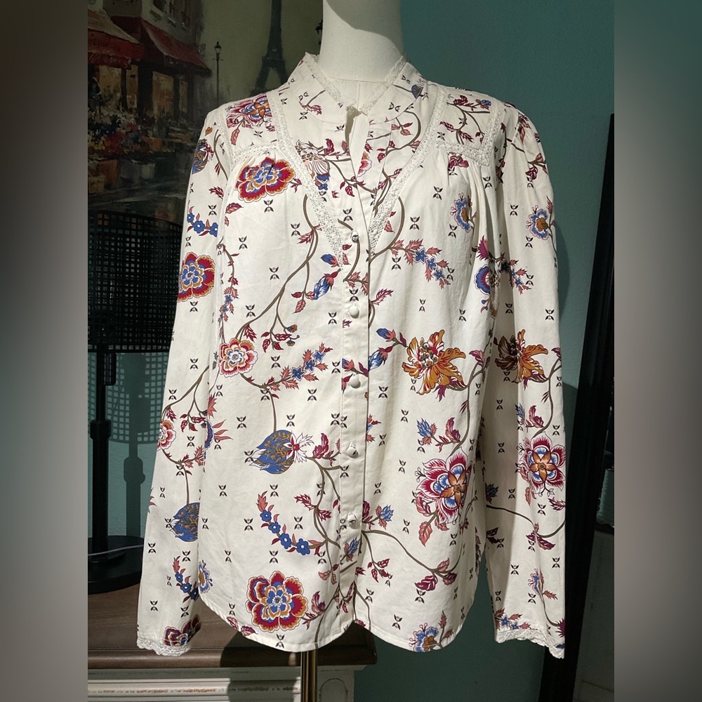 Good Hart Monica Floral Blouse size Medium Matilda Jane